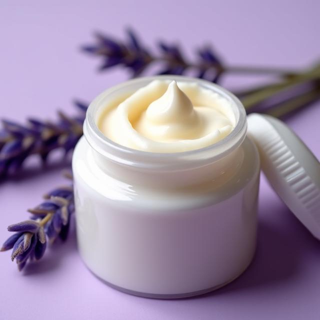 Tiegel mit Lavendel Handcreme